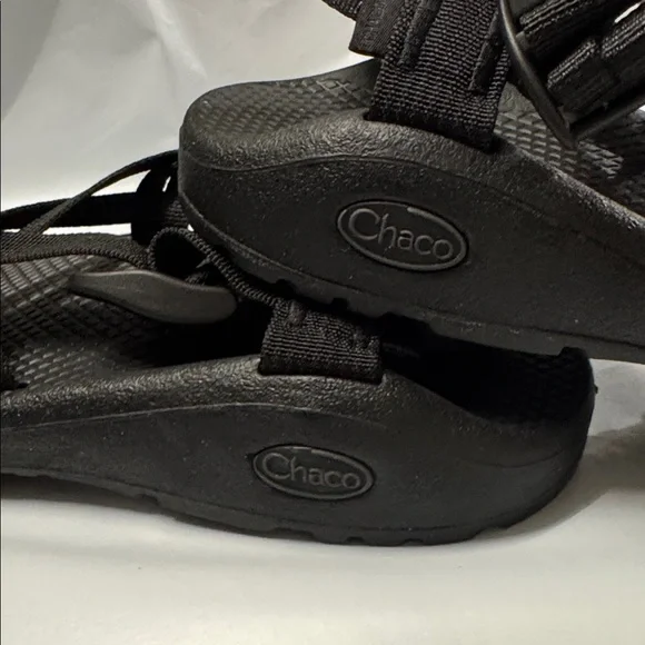 Chaco Dual Strap Cloud Sandal Women Solid Black - Picture 12 of 12